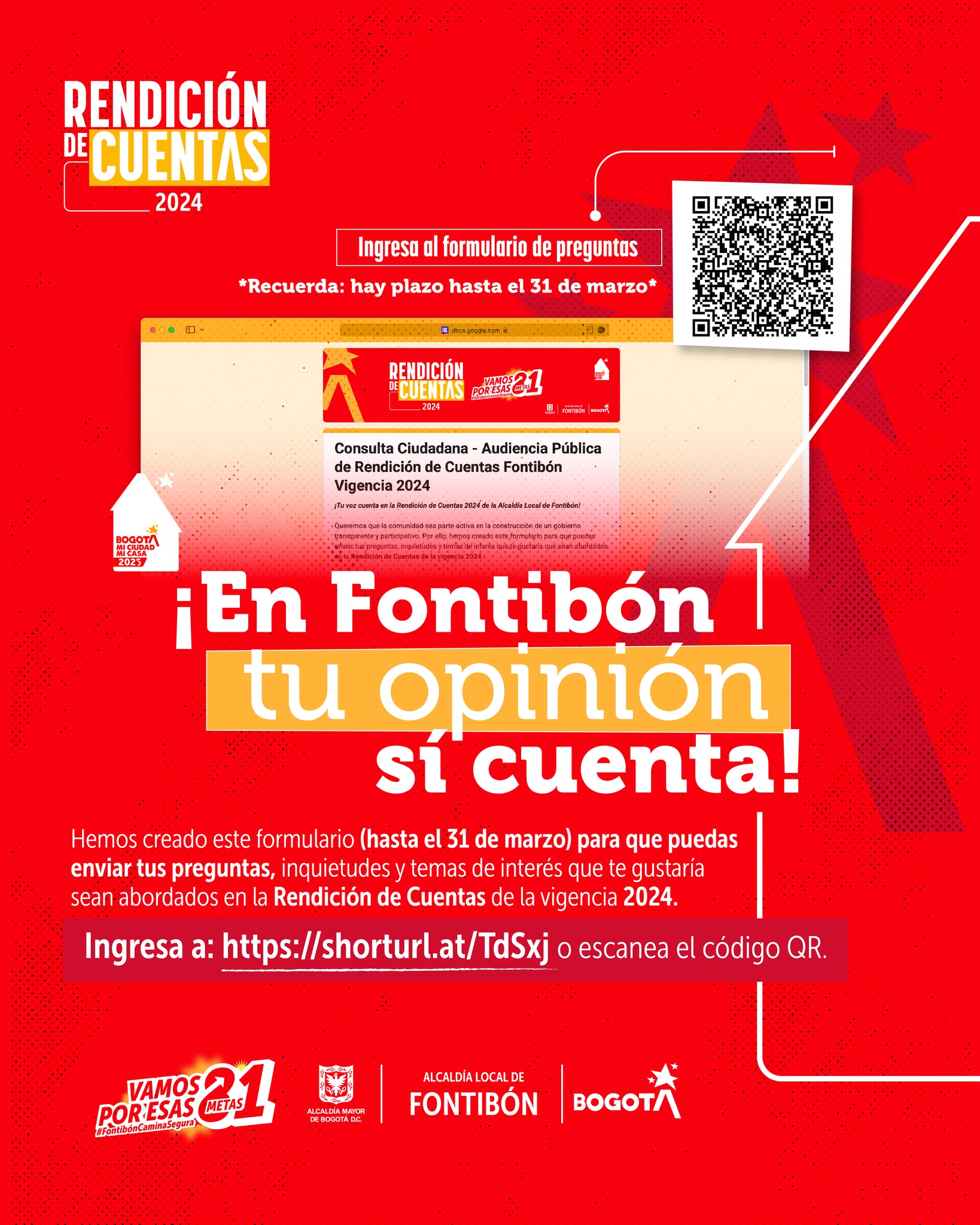 rendición de cuentas fontibón