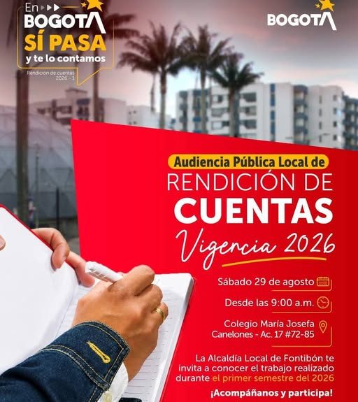 RENDICIÓN DE CUENTAS ALCALDÍA DE FONTIBÓN 2026