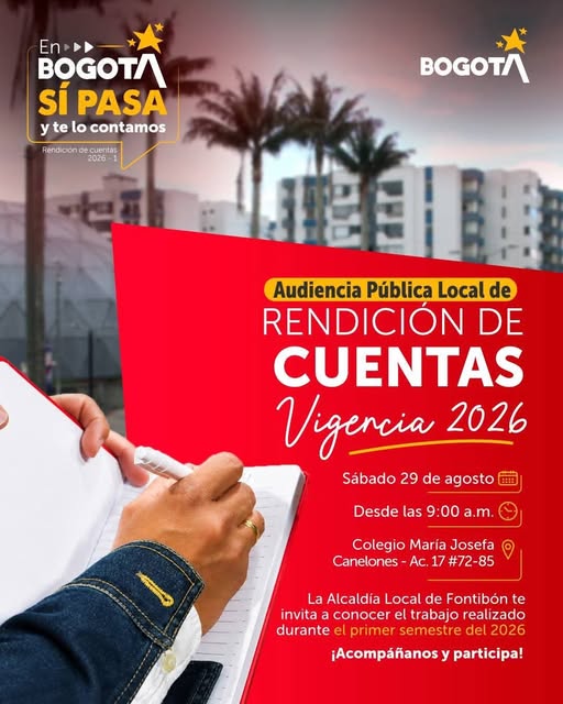 RENDICIÓN DE CUENTAS ALCALDÍA DE FONTIBÓN 2026